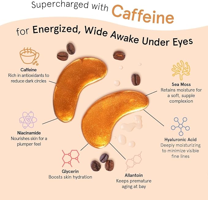 grace & stella Caffeine Under Eye Patches - Image 5