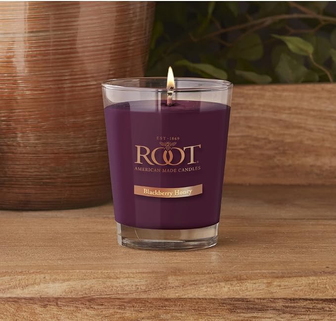 Root Candles Scented Candles Honeycomb Beeswax Blend Premium Handcrafted Candle - Image 2