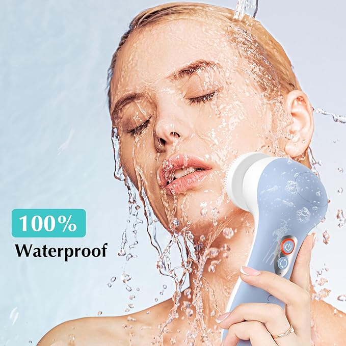 COSLUS FBX04 Powered Facial Cleansing Brush: Rechargeable Electric Face Cleanser - Image 6
