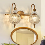 Piepooye Vintage Bathroom Light Fixtures Gold Vanity Light by Piepooye