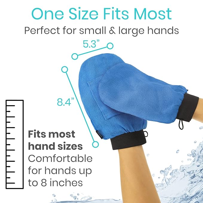 Vive Exfoliating Mitts for Body - Image 4
