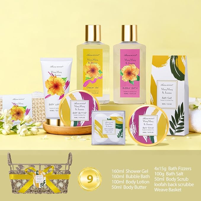Gift Set for Women, Bath Sets for Women Gift, Shower Gel, Body Lotion, Birthday - Image 2