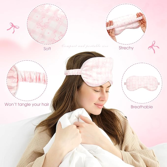 Honeydak 12 Pcs Silk Sleep Masks - Image 3