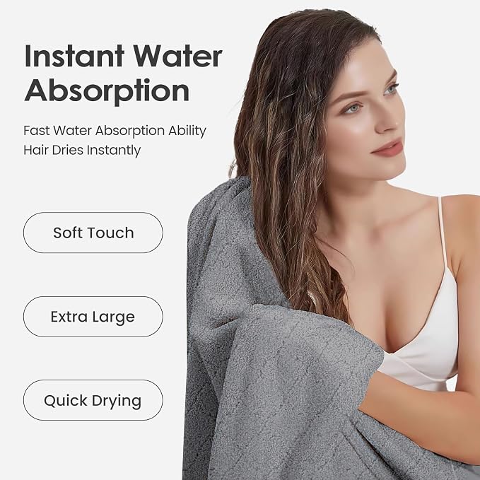 JML Microfiber Bath Towels, Ultra Soft, Super Absorbent and Fast Drying - Image 6