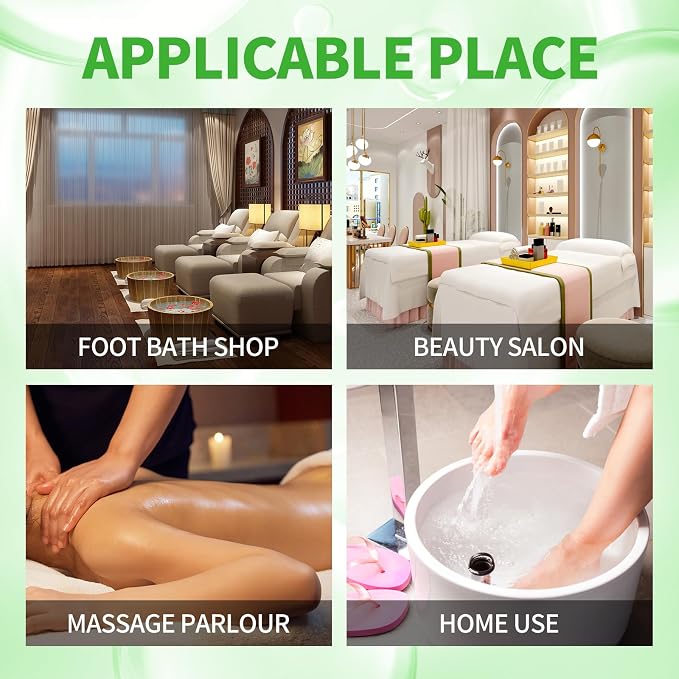 Pedicure Kit Foot Soak Set: Bubble Salt, Sugar Scrub, Massage Mask, Massage - Image 8