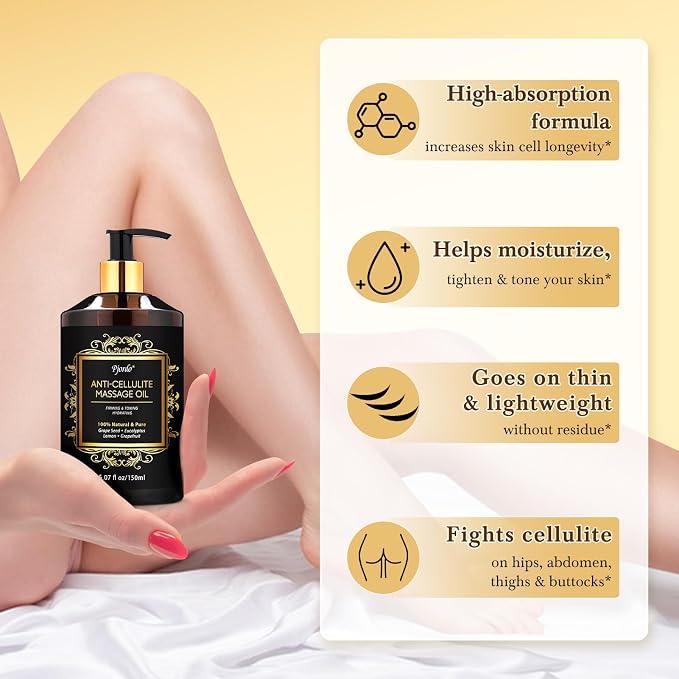 Pjordo 3 Pack Massage Oil for Massage Therapy, Lavender Oil for Relaxation - Image 5