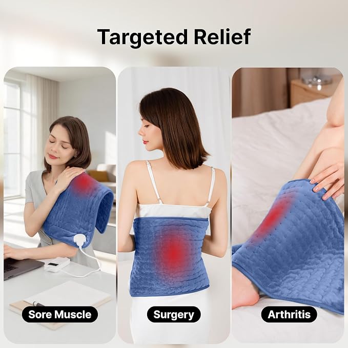 Blue Heating Pad Perfect Christmas, Mothers Day & Birthday Gifts - Image 7