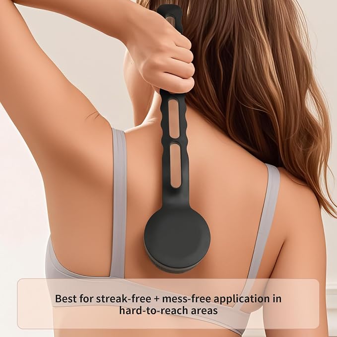docolor Self Tanner Back Applicator, Plastic Long Handle Back Tanning - Image 2
