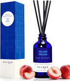 Xcleen Reed Diffuser Set, Velvet Peach Scent Fragrance Oil Diffuser, Reed by Xcleen