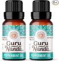 GuruNanda Peppermint Essential Oil, 100% Pure, Natural & Undiluted Aromatherapy by Gurunanda