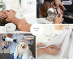 GOLD TEXTILES 12 White Economy Bath Towels Bulk Cotton Blend - Image 5