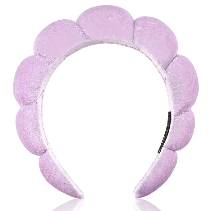 Ayesha Spa Headband for Women Sponge Headband for Washing Face Clouds Soft by AYESHA