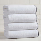 Great Bay Home Black/White Bath Towel Set by GreatBayHome