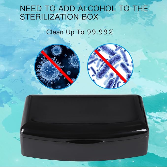 Nail Tool Sterilizer Box, Plastic Sterilizing Tray, The Disinfection Box - Image 3