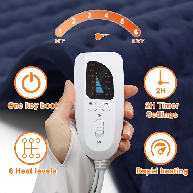 Deepsoon Heating Pad, Electric Heating Pads - Image 6