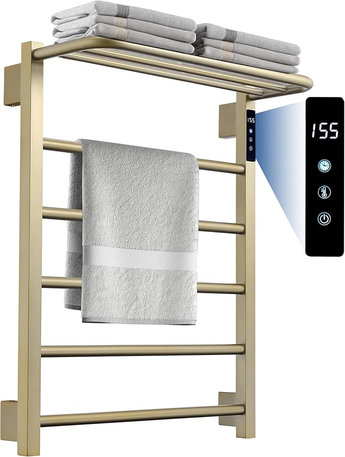 Heated Towel Racks for Bathroom, Hot Towel Warmer by KOOTTI