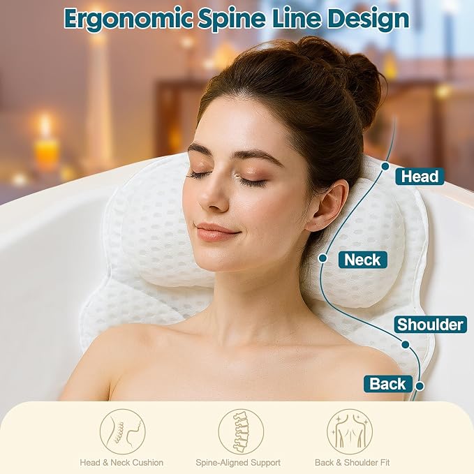 Bath Pillows for Tub – Bathtub Pillow - Image 2