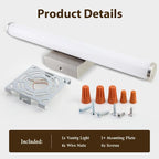 Bathroom Light Fixtures Over Mirror 22IN, 19W 5CCT Dimmable Modern Vanity Lights - Image 6
