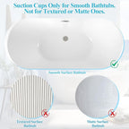 Crossing King Bubble Bath Mat Tub Spa Massager, Portable Spa Bubble Bath - Image 4