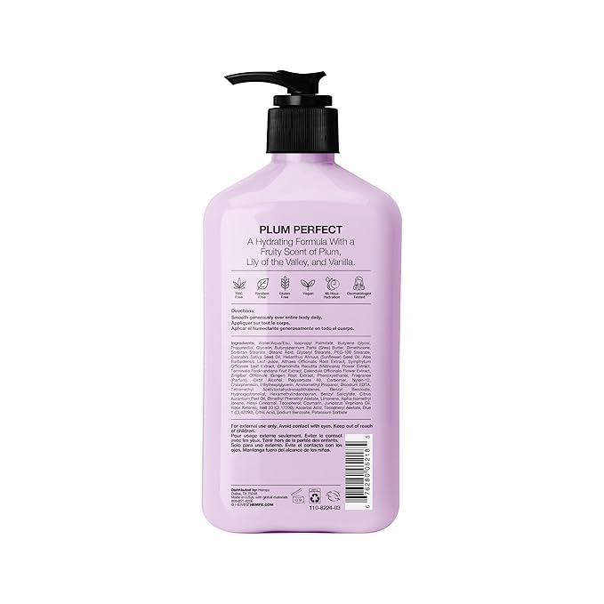 Hempz Limited Edition Vanilla Plum Hydrating Body & Hand Lotion 17 oz - Image 2