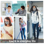 Wecolor 100 Pcs Disposable 3 Ply Earloop Face Masks - Image 7
