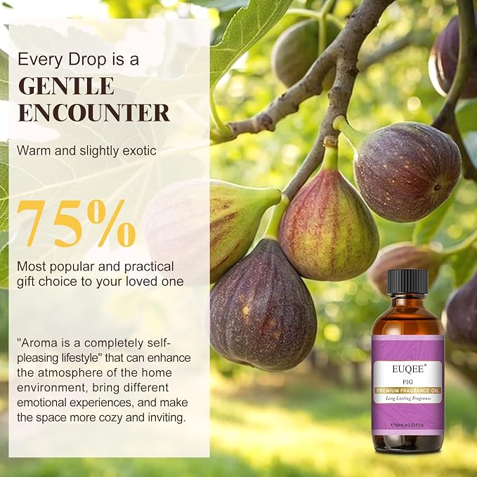 EUQEE Fig Fragrance Oil, Premium Fig Essential Oil 2.02 Fl oz - Image 8