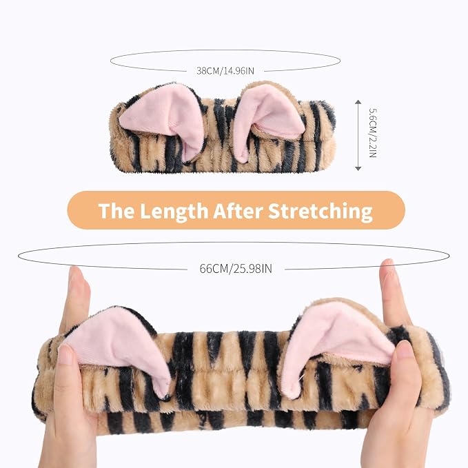 PERFECTSIGHT Kawaii Headband for Spa, Washing Face, Party - Image 5
