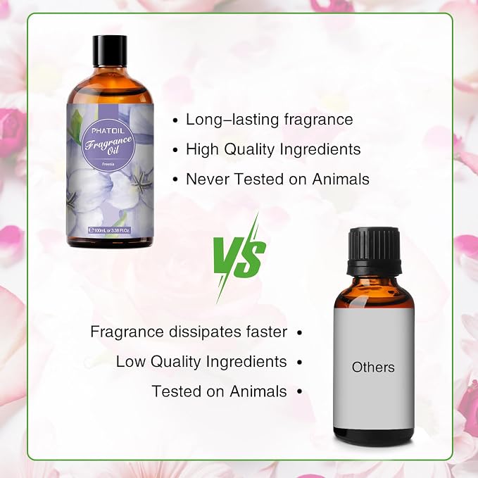 PHATOIL 3.38FL.OZ Freesia Fragrance Oils - Image 6