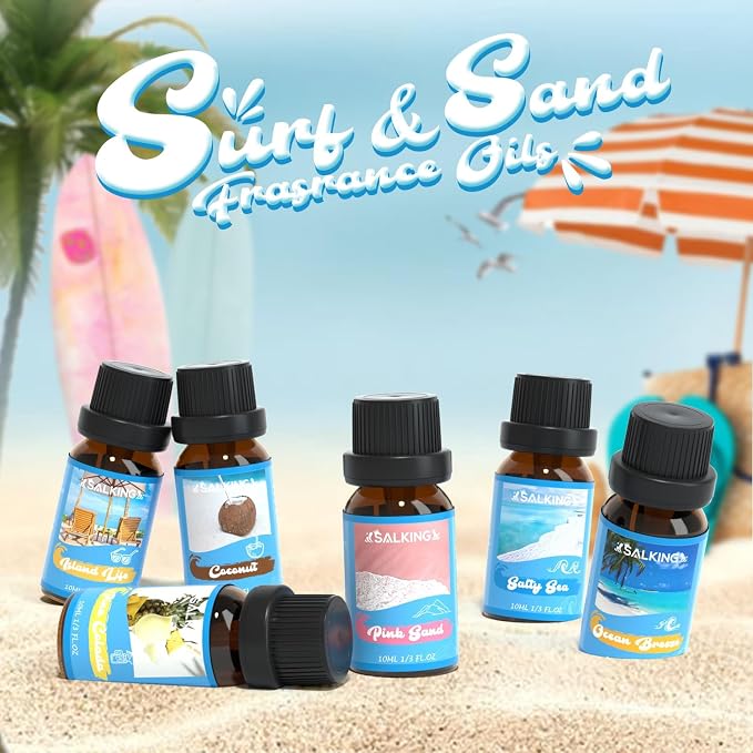 SALKING Surf & Sand Fragrance Oils, Premium Essential Oil - Image 2