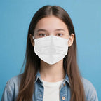 NNPCBT White Disposable Face Masks 125 Pack, 3-Ply Breathable Mask - Image 7