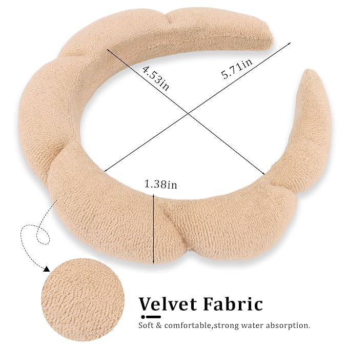 CAVETEE Spa Headband for Face Washing - Image 2