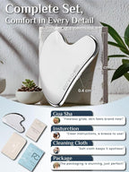Rena Chris Gua Sha Facial Tools, Stainless Steel Guasha Tool - Image 2