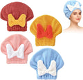 4Pcs Super Absorbent Hair Towel Wrap by Unknown
