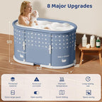 Portable Bathtub, Foldable Bathtub No Installation, Freestanding Shower Bathtubs - Image 3