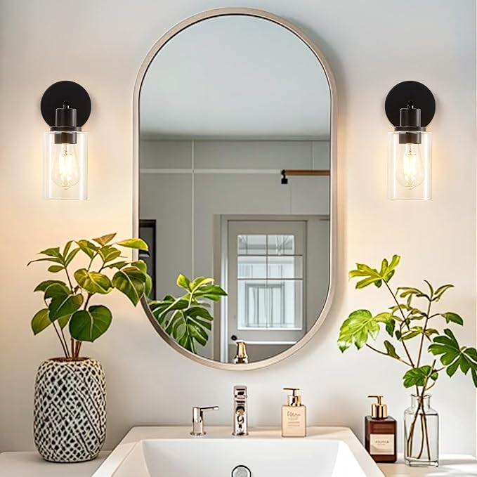 DLLT Wall Sconces Set of Two: Modern Bathroom Vanity Light Fixtures - Image 5