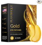 PLANTIFIQUE 24K Gold Under Eye Patches 20 Pairs by Plantifique