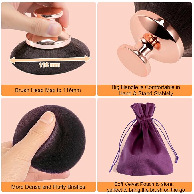 Blend & Blur Extra Large Body Makeup Brush - Image 7