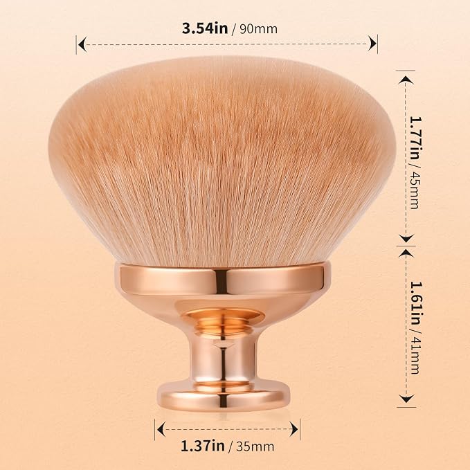 docolor Self Tanner Brush Extra Large Body Makeup Brush, 3.5 Inch Width - Image 4