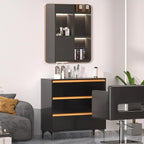 OmySalon Salon Station for Hair Stylists, Barber Free Standing Styling Cabinet - Image 8
