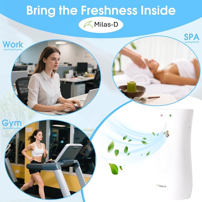 Automatic Air Freshener Spray Dispenser, Custom Timing, Wall Mounted or Free - Image 7