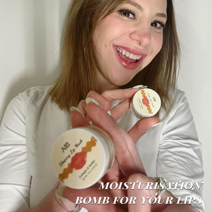 ANAI RUI Lip Mask and Scrub Set, Lip Sleeping Mask & Lip Exfoliator Scrub - Image 6