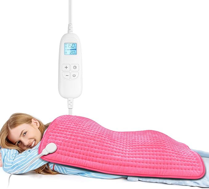 FluffyWarmth Electric Heating Pad by FluffyWarmthHeatingPad