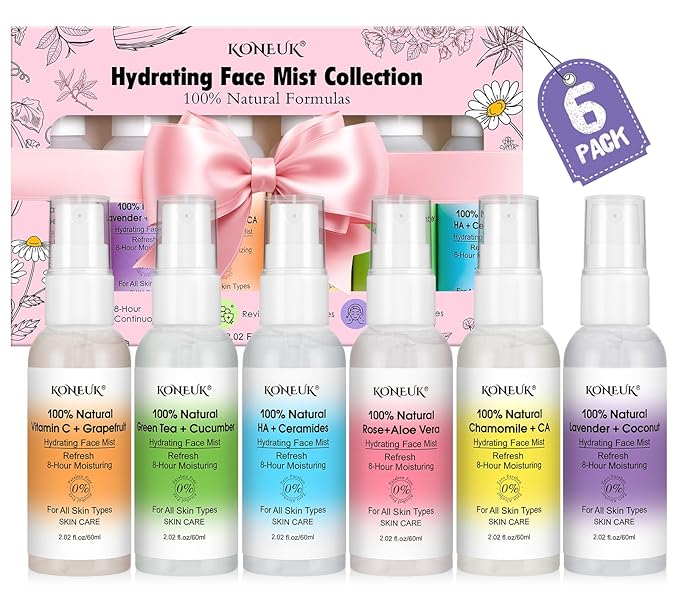 KONEUK Skincare Refreshing Face Mist Kit-Long Hydration and Soothing Facial by KONEUK