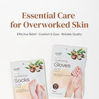Epielle Hydrating Hand & Foot Masks, Relieve and Soften Dry, Overworked Skin - Image 7