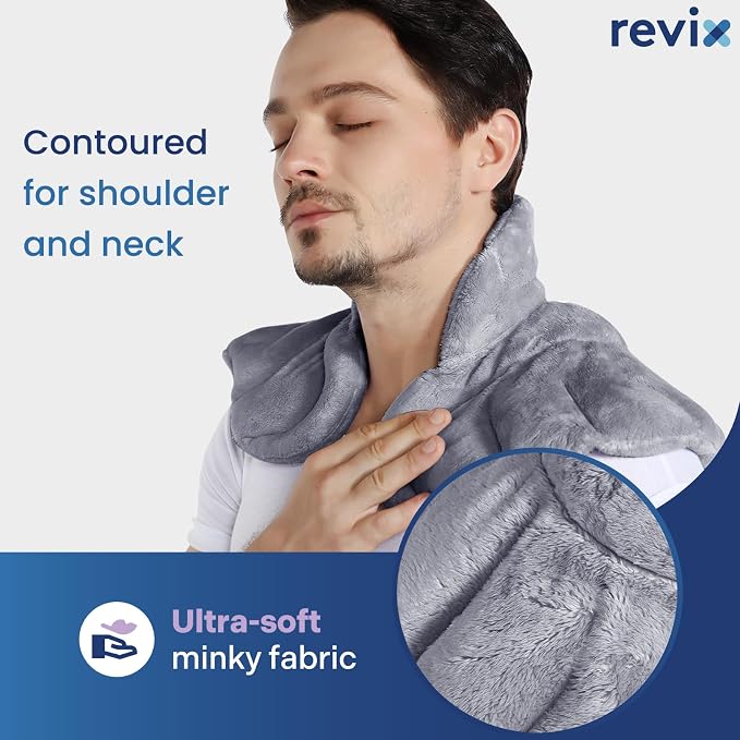 REVIX Microwavable Heating Pad for Neck Shoulders and Back, Microwave Heated - Image 2