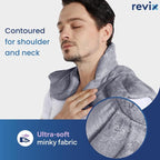 REVIX Microwavable Heating Pad for Neck Shoulders and Back, Microwave Heated - Image 2