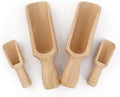 Wooden Scoop 2Standard 2Mini bath salt scoop Natural Beech Wood Scoop by KIKINIKO