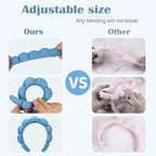Spa Face Washing Headbands Set - Image 4