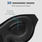 ALASKA BEAR Sleep Mask Memory Foam Contoured Eye Cups - Image 2