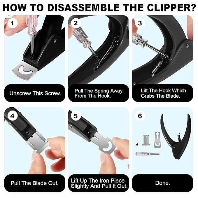 Black Adjustable Nail Clippers - Image 6